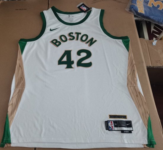 Maillot de Basket #42 Horford Boston Celtics 23-24 city Blanc Imprimé